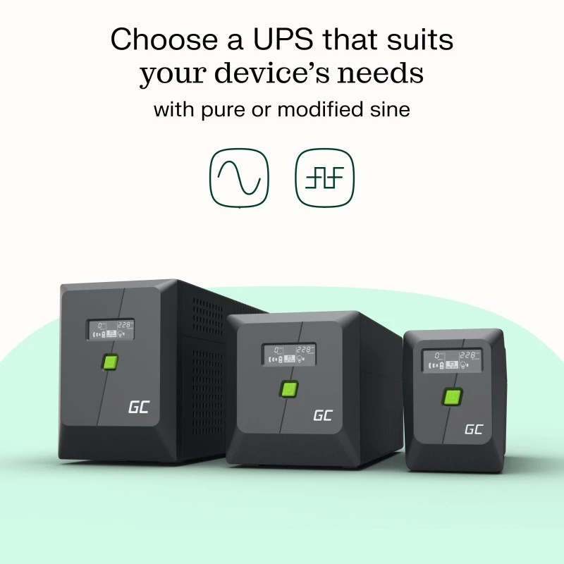 Green Cell UPSLP700 SAI (sistema de alimentación ininterrumpida) Line-Interactive 1 kVA 700 W 4 salidas AC