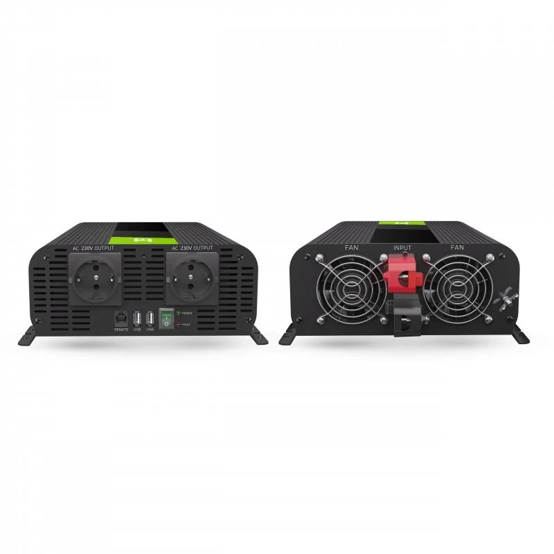 Convertidor de tensión Green Cell INVGC11 coche 2000 W negro