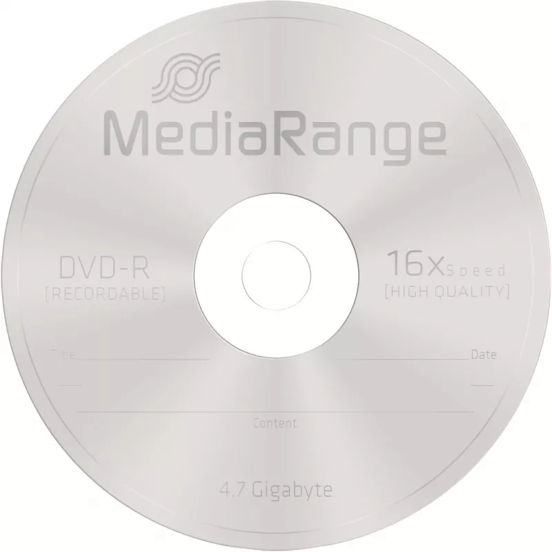 DVD vírgenes MediaRange MR442 4,7 GB DVD-R 100 uds.