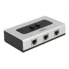 Hub DeLOCK 87673 1000 Mbit/s Negro Gris
