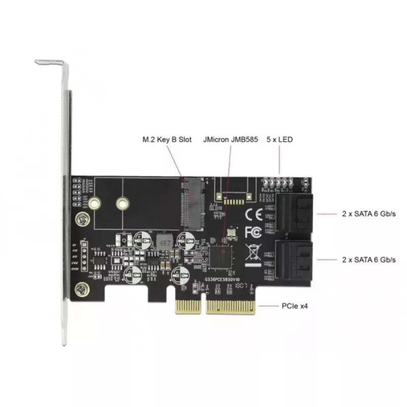 Tarjeta de interfaz DeLOCK 90396 interna M.2 SATA