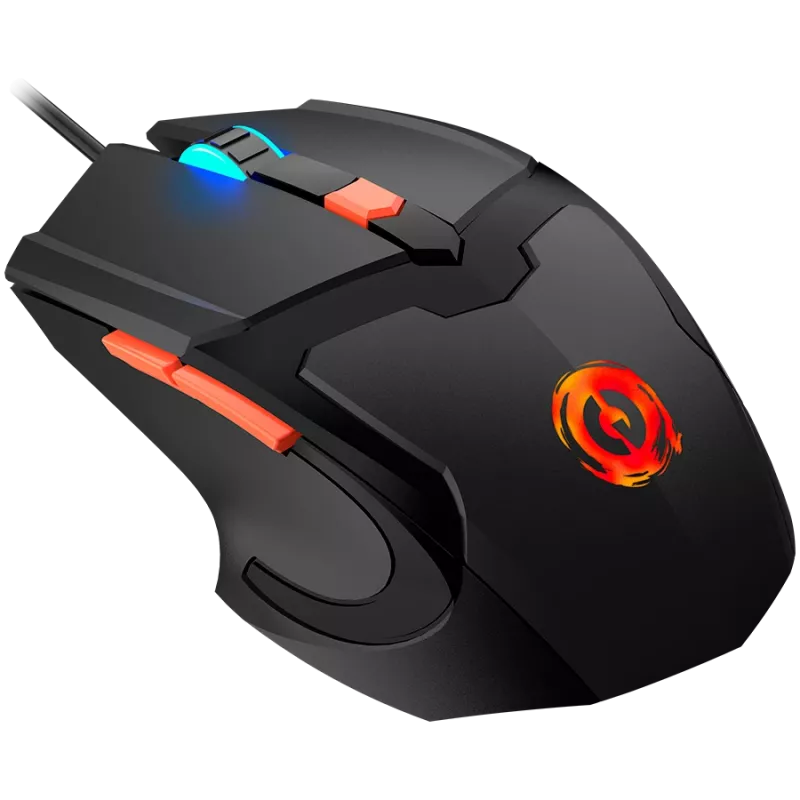 CANYON Ratón Vigil GM-2 RGB 6 botones con cable Negro