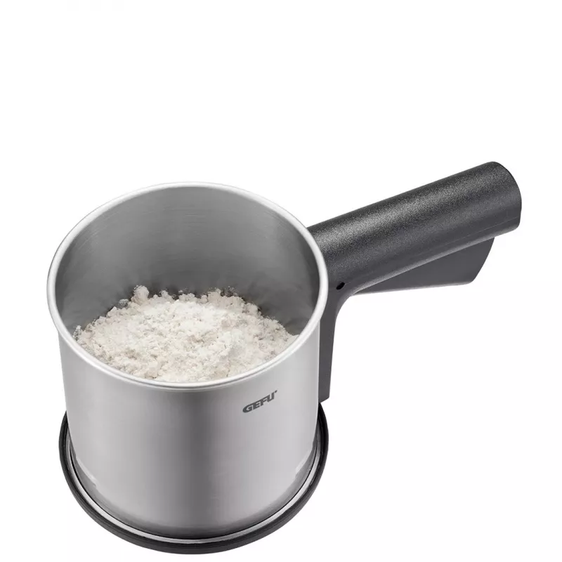 Colador de cocina GEFU SIVA, plástico y acero inoxidable, redondo, diámetro 10,5 cm