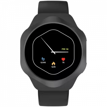 Smartwatch CANYON Hexagon 88 BT-CALL negro
