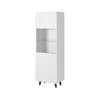 Armario de almacenamiento cama meble PAFOS 60×40×182 cm blanco mate de suelo