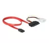 Cable SATA DeLOCK 84230 0,5 m todo en uno
