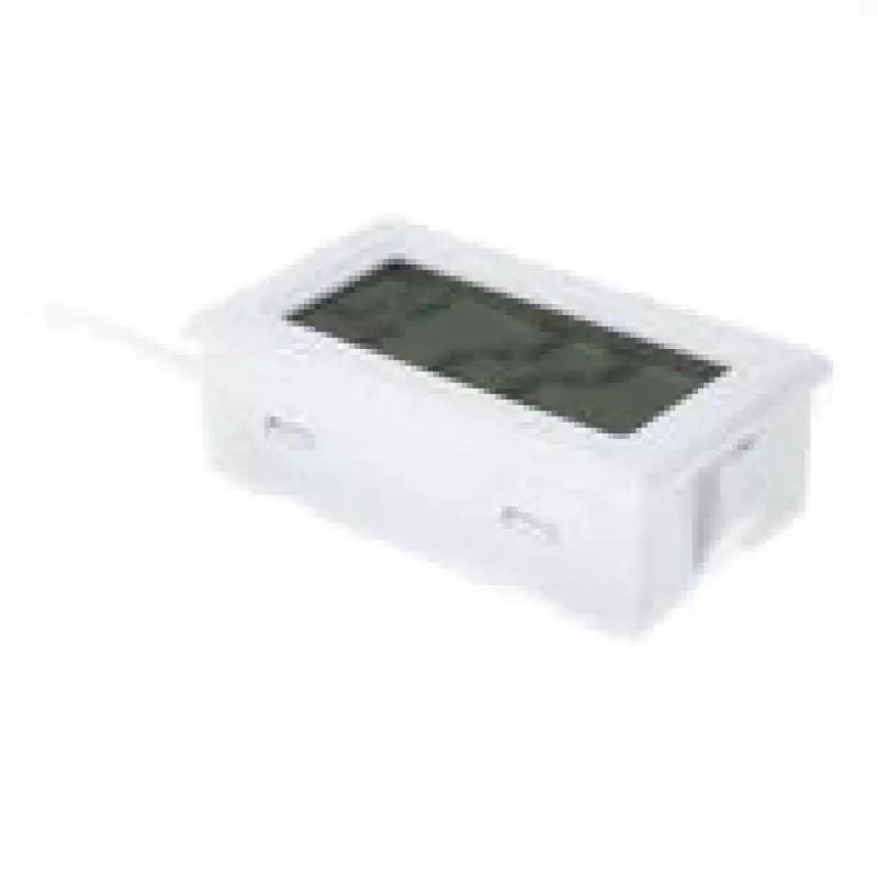 Termómetro digital Lamptron TS708 con conexión de rosca G1/4 pulgadas, blanco