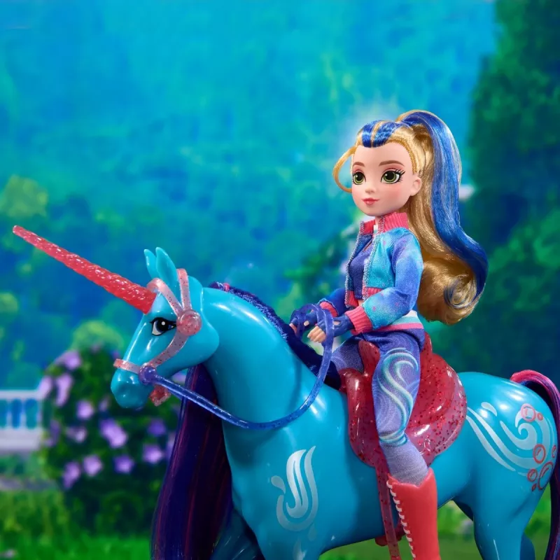 Spinmaster Unicorn Academy Fashion Isabel muñeca 6072647 — muñeca de moda de la serie Unicorn Academy