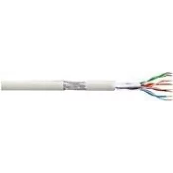 LogiLink EconLine - Cable a granel - 100 m - SFTP, PiMF - CAT 6 - robusto - gris