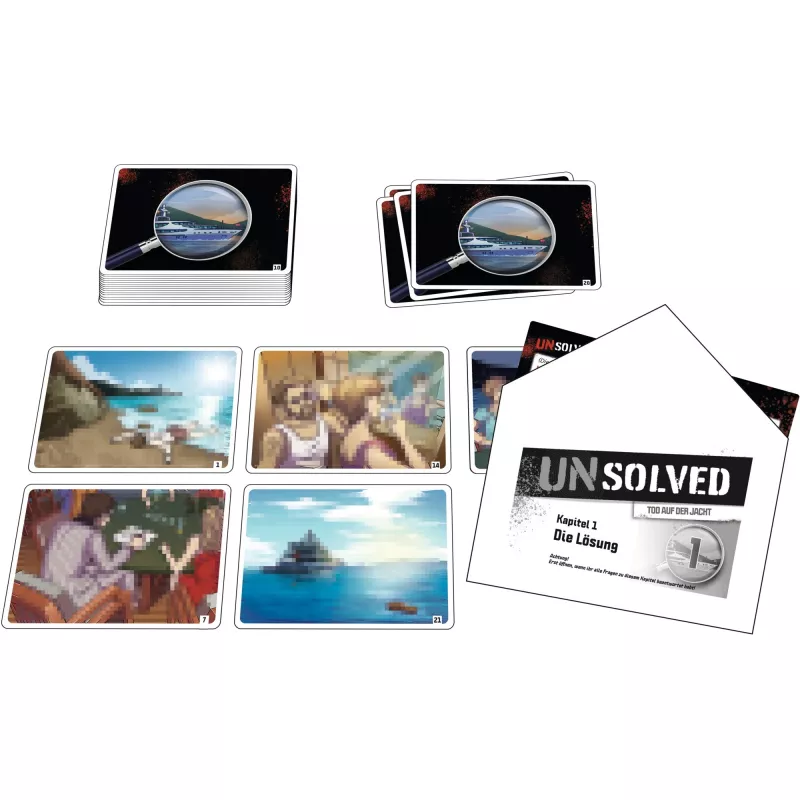 Unsolved - Tod to der Jacht, juego de puzles