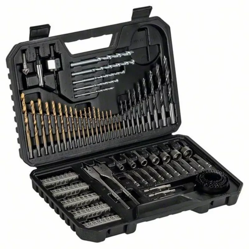 Set de accesorios Bosch V-Line 103 uds. — set de accesorios de brocas y puntas Bosch de 103 piezas