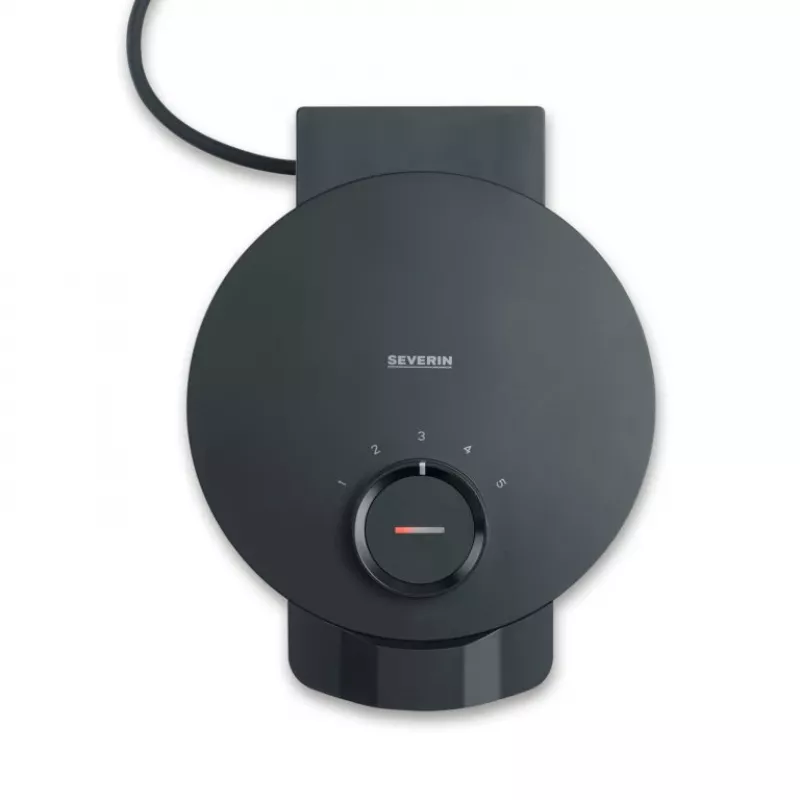 Gofrera Severin WA 2116 1000 W Negra Forma de corazón