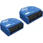 Interruptor inteligente Shelly 1 Gen3, inalámbrico, 240 V AC, carcasa de plástico, 42×16×37 mm, pack de 2