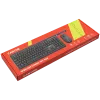 Conjunto de teclado y ratón inalámbrico CANYON CNS-HSETW02-UK/US negro Velvet — conjunto combo inalámbrico compacto con receptor USB