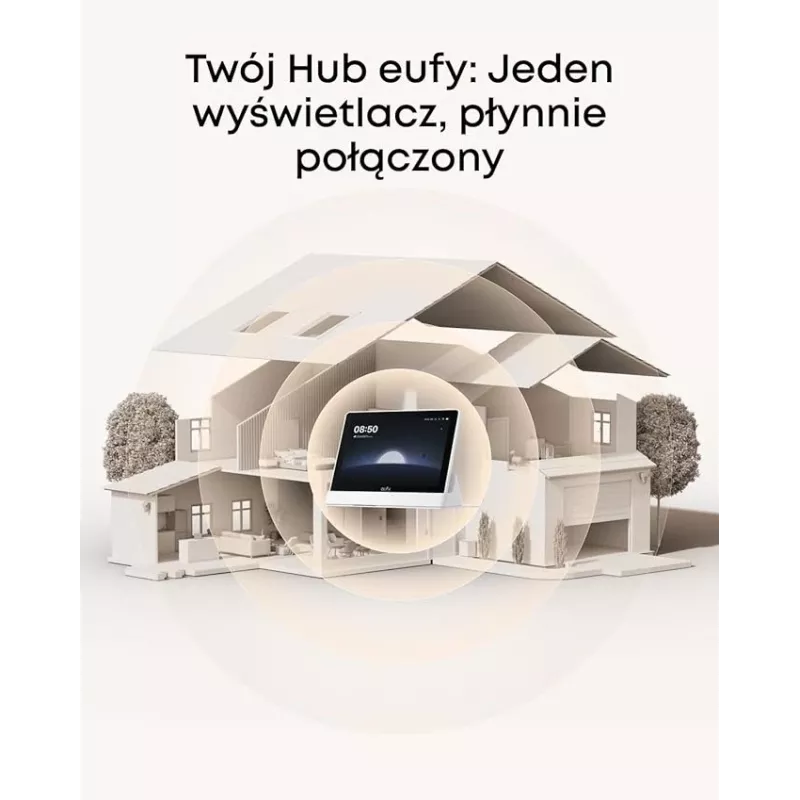 Asistente de seguridad para el hogar Anker Eufy T87A03W1 dispositivo inteligente negro/blanco