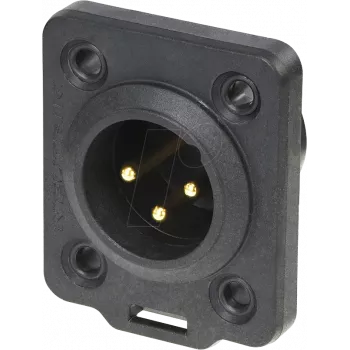 Neutrik NC3MDX-TOP conector de cable XLR negro (NC3MDX-TOP)