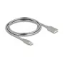 Cable USB DeLOCK 81258 plateado