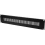 Frontal Omnitronic ZL-19 sw 2HE — frontal de rack, negro, 2HE (modelo 30100628)