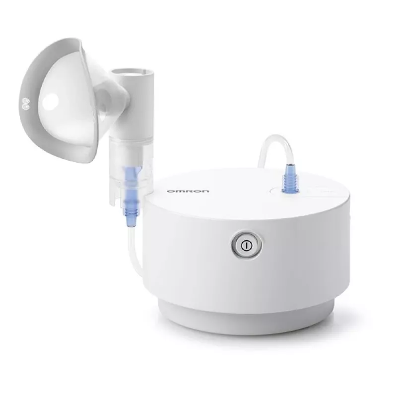 Omron C28P NE-C105-E nebulizador, 2,65 µm MMAD, 0,5 ml/min, blanco