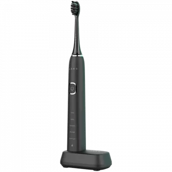 Cepillo de dientes eléctrico sónico AENO Sonic DB6: negro, 5 modos, carga inalámbrica, 46000 rpm, 40 días sin cargar, IPX7
