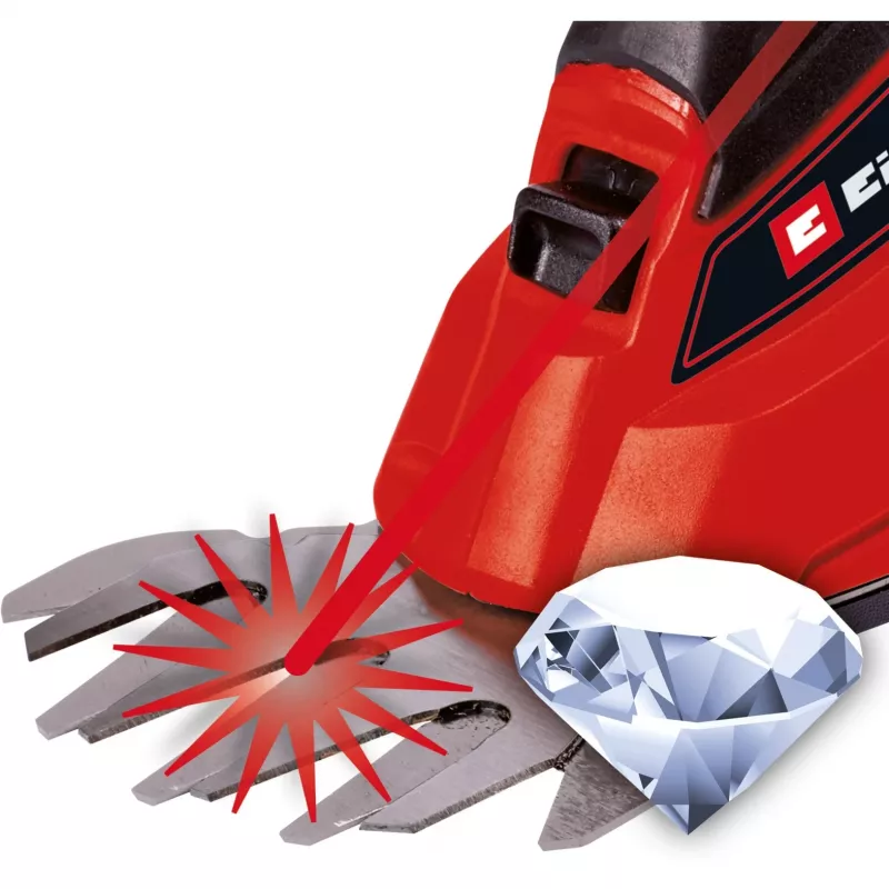 Einhell GE-CG 18 Li - Solo 100mm Rojo tijera cortacésped a batería (3410370)