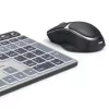 Conjunto de teclado y ratón inalámbrico multidispositivo HAMA WKM-750 — negro, conectividad inalámbrica