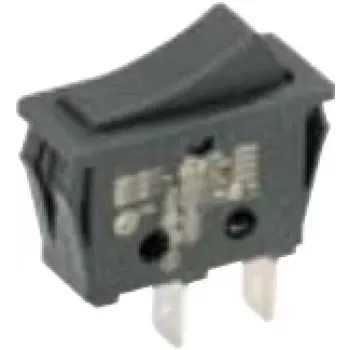 Bachmann 924.091 Interruptor eléctrico interruptor de balancín 1P negro (924.091)