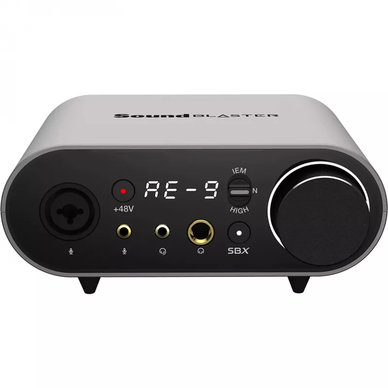 Tarjeta de sonido Creative Labs SoundBlaster AE-9 — reproducción y grabación de 32 bits / 384 kHz