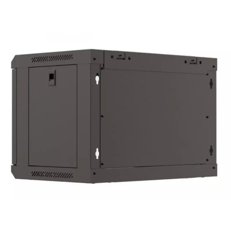 Armario rack de pared LANBERG WF03-5306-10B 6U, 60 kg, cerradura con llave, negro