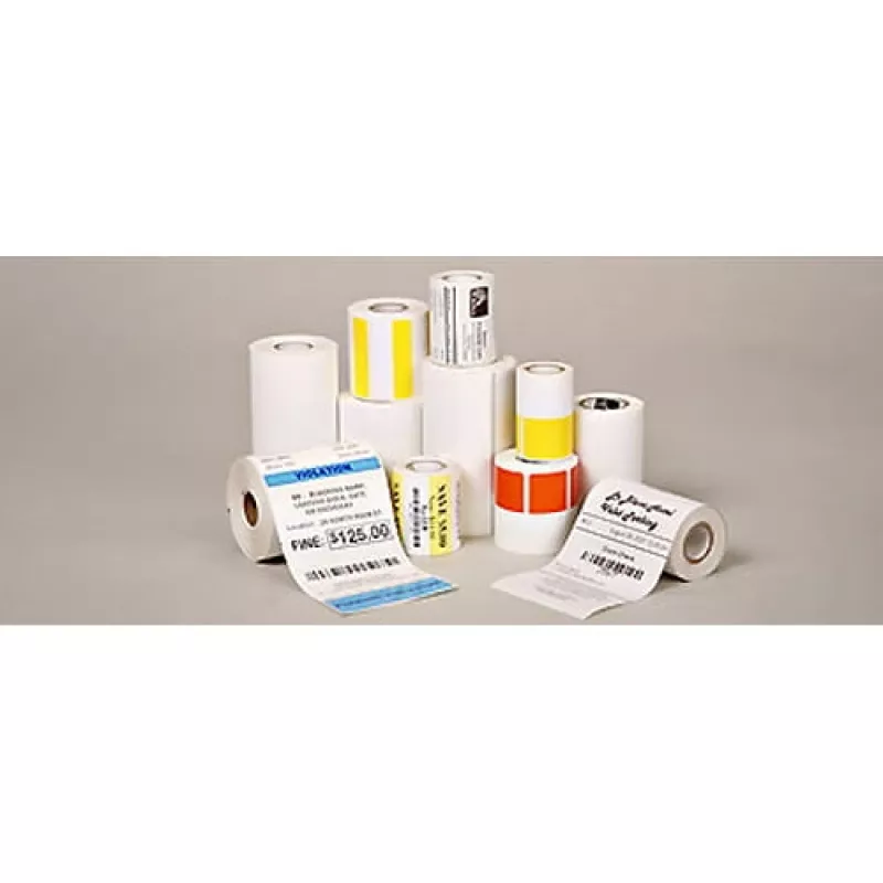 Zebra 8000D papel para recibos sin recubrir, rollo (10,16 cm x 31,7 m), 16 rollos