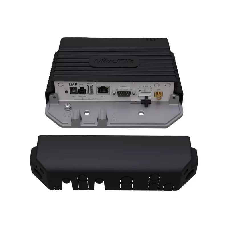 MIKROTIK RBLtAP-2HnD&R11e-LTE LtAP LTE kit - 802.11b/g/n 2,4 / 5GHz AP. 3x SIM. Incluye módem LTE