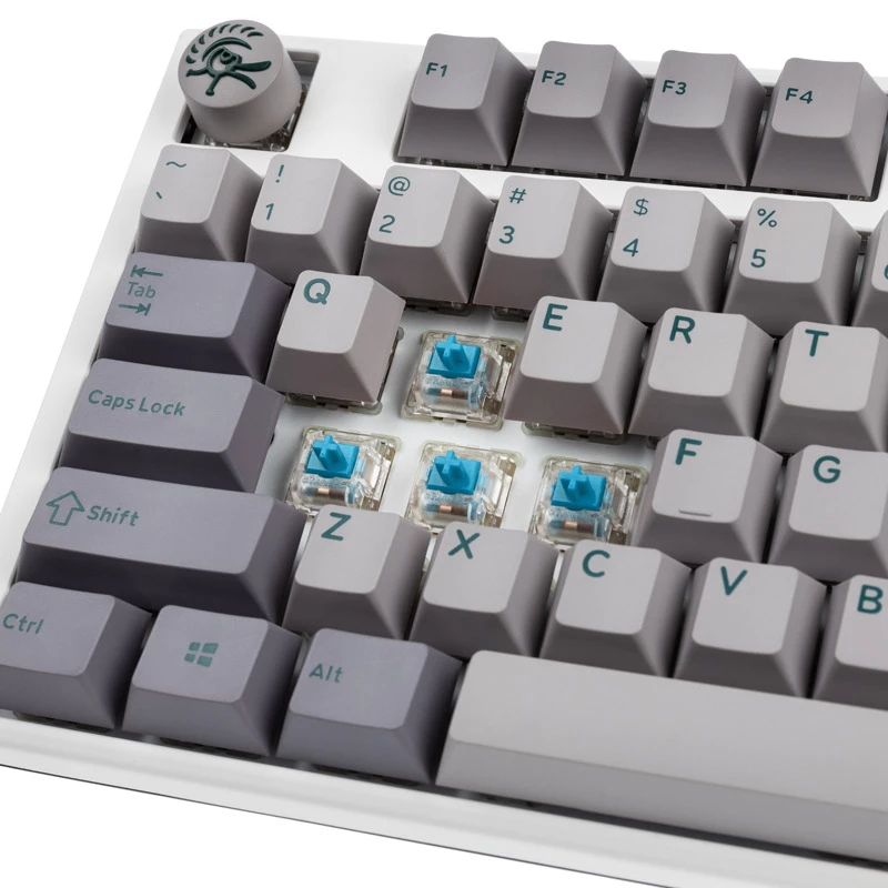 Teclado Ducky One 3 TKL gaming USB US English plata
