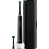 Cepillo de dientes eléctrico rotatorio Oral-B Pro 3 3500 para adultos Negro