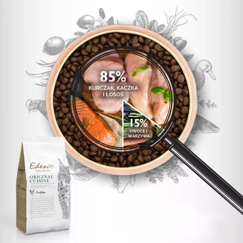 Eden Original Cousine comida seca para gatos, 10 kg