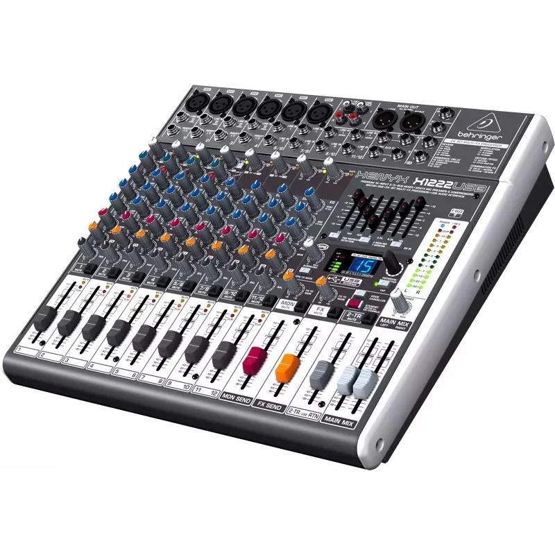 Mesa de mezclas Behringer X1222USB 4 canales