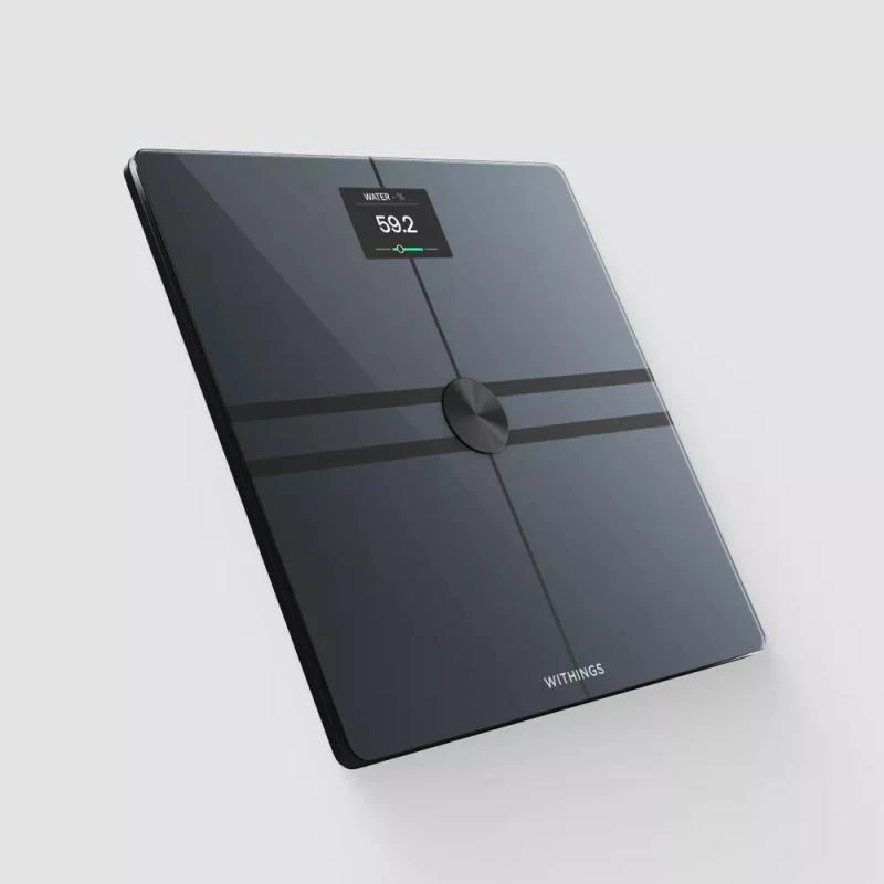 Báscula de baño electrónica Withings Body Comp Cuadrada Negro