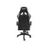 Silla gamer FURY Avenger L universal con asiento acolchado negra