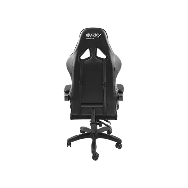 Silla gamer FURY Avenger L universal con asiento acolchado negra