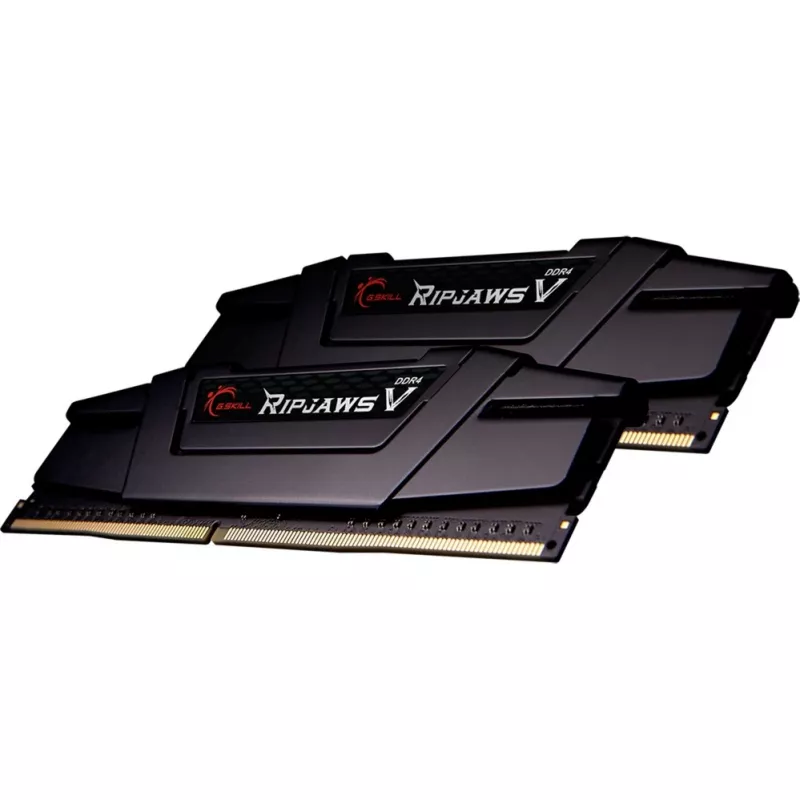 Kit de memoria RAM G.Skill Ripjaws V DDR4 32GB (2x16GB) 3600MHz CL18, negro (F4-3600C18D-32GVK)