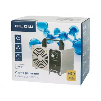 Generador de ozono BLOW oz-01 — potencia de 60.000 mg/h, potencia 120 W