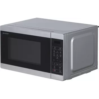Sharp YC-MS02E-S Microondas plateado microondas solo encimera 20 l 800 W
