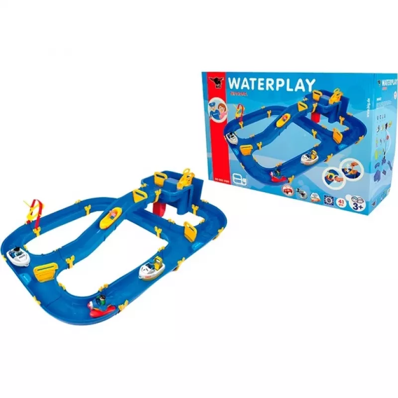 Waterplay Niagara azul amarillo, juguete accionado por agua