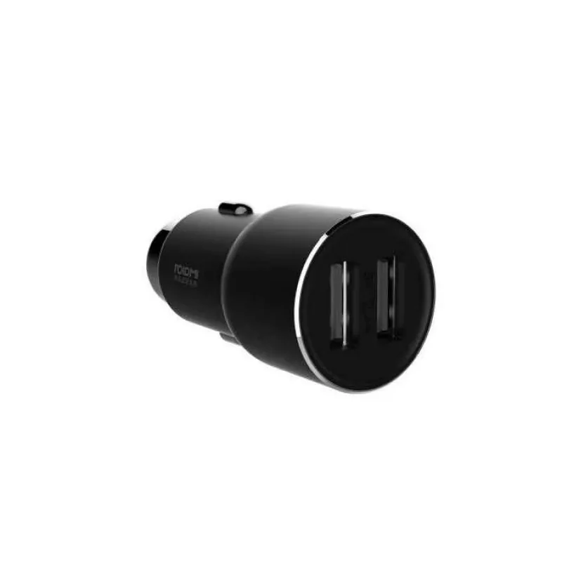 Roidmi 3S Cargador de coche con transmisor FM, Bluetooth, negro