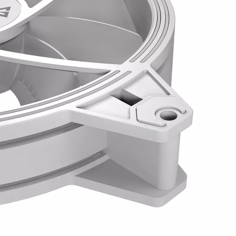 Ventilador de carcasa MODECOM VOLCANO APEX 140 ARGB blanco 140 mm