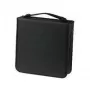 Funda para CD Hama Nylon 208, negra 208 discos