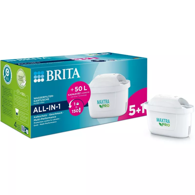 Filtro de agua de mesa BRITA Maxtra Pro cartucho filtrante pack 5+1