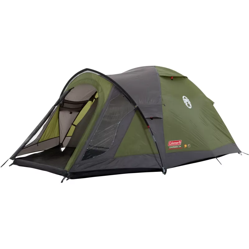 Tienda de campaña iglú Coleman Darwin 3 Plus 3 personas verde gris