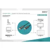 Cable de fibra óptica híbrida DisplayPort AOC, UHD 8K (negro, 30 metros)