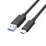 CABLE UNITEK USB-C, USB-A, 5 GBPS, 2M