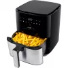 Clatronic FR 3782 H, freidora de aire, 5 l, 80 °C, 200 °C, imagen individual, negra, acero inoxidable